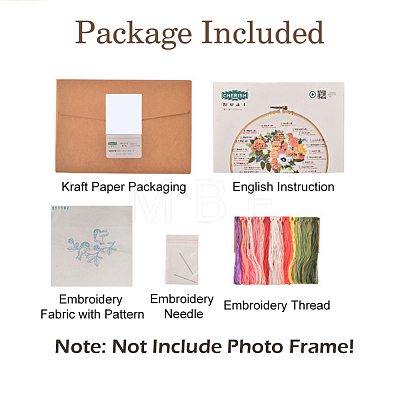 Embroidery Starter Kits DIY-P077-060-1