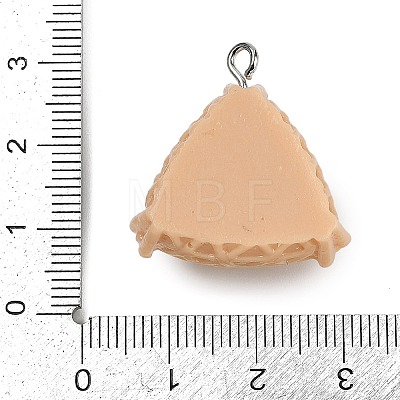 Opaque Resin Pendants RESI-S016-01A-1