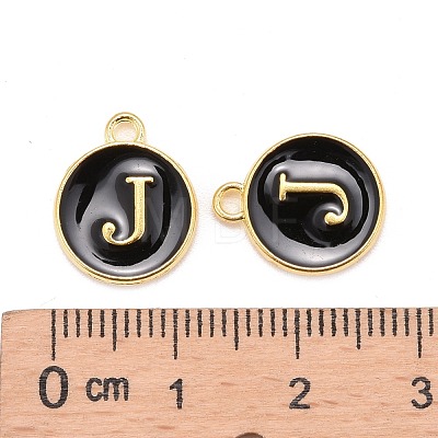 Golden Plated Alloy Charms X-ENAM-S118-02J-1