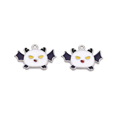 Halloween Theme Alloy Enamel Pendants ENAM-T020-08E-1