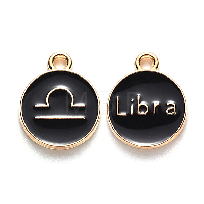 Alloy Enamel Pendants LS-ENAM-S124-01A-08K-1