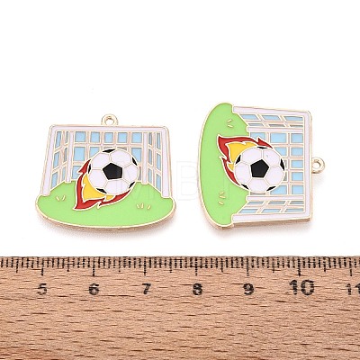 Alloy Enamel Pendants ENAM-T025-01G-12-1