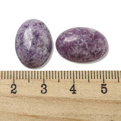 Natural Lepidolite Cabochons X-G-C115-01A-42-1