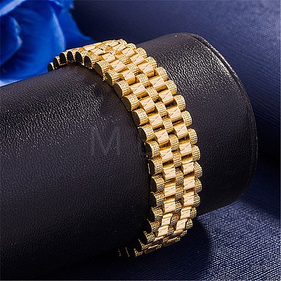 Men's Brass Link Chains Bracelets BJEW-BB61944-A-1