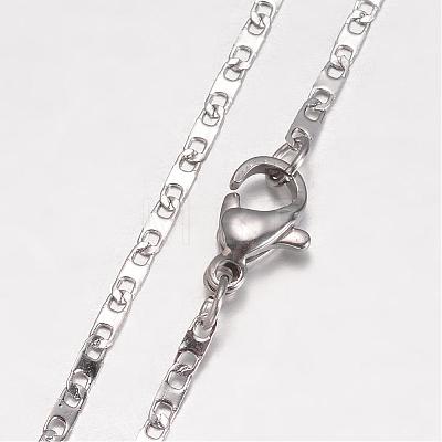 304 Stainless Steel Necklace MAK-K062-11B-P-1