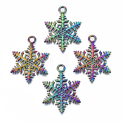 Rainbow Color Alloy Pendants PALLOY-S180-068-RS-1