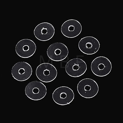 50Pcs Transparent PVC Insulating Gaskets PVC-T006-7mm-01-1