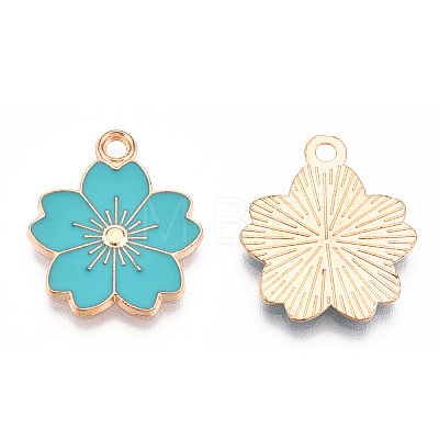 Alloy Enamel Pendants ENAM-S121-115G-1