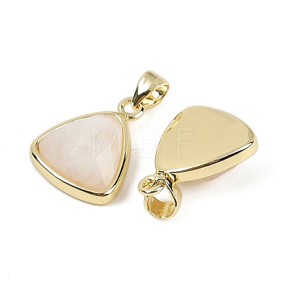 Natural Yellow Quartz Pendants G-O176L-12G-1