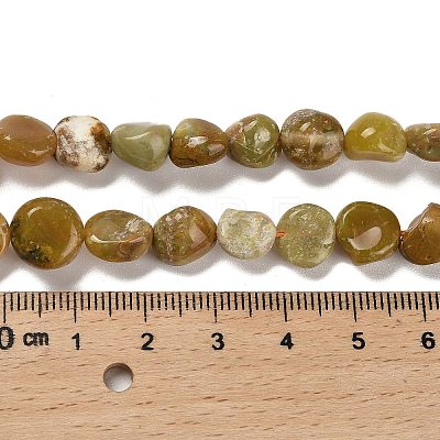 Natural Yellow Opal Beads Strands G-P497-01E-34C-1