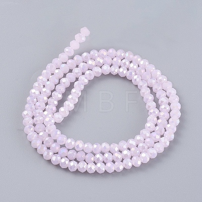 Electroplate Glass Beads Strands LS-EGLA-A034-P2mm-B12-1