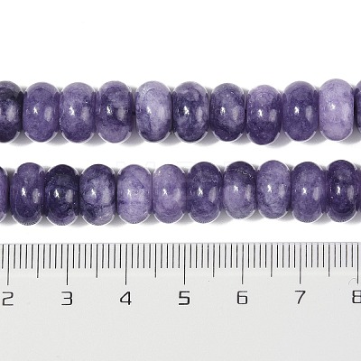 Dyed Natural White Jade Beads Strands G-G107-A12-01-1