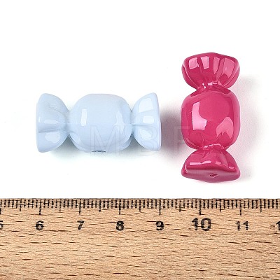 Opaque Acrylic Beads SACR-T035-30M-1