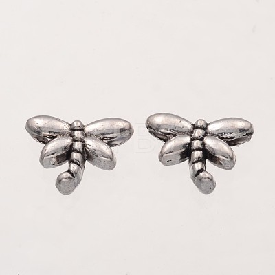 Dragonfly Tibetan Style Alloy Beads AB45-NF-1