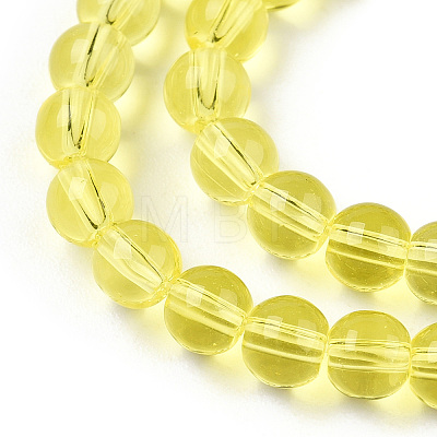 Transparent Glass Beads Strands GLAA-T032-T4mm-12-1