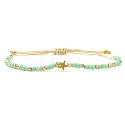 Glass Seed Beads Adjustable Bracelets LS-KO8624-3-1