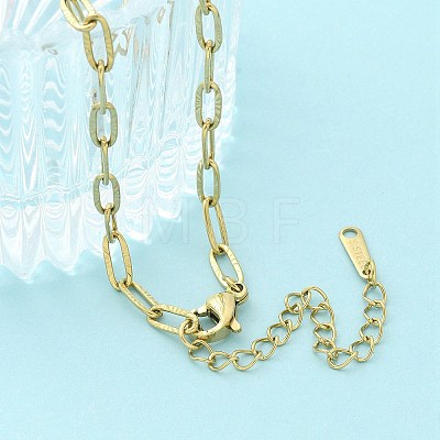 304 Stainless Steel Link Chain Bracelets BJEW-C084-06G-1