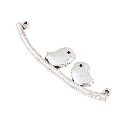 Tibetan Style Alloy Connector Charms AL-CBA1187-04AS-1