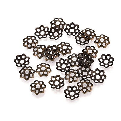 Iron Bead Caps IFIN-R197-AB-1
