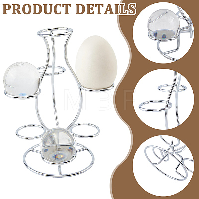 7-Slot Alloy Easter Egg Display Stands ODIS-WH20010-13B-P-1