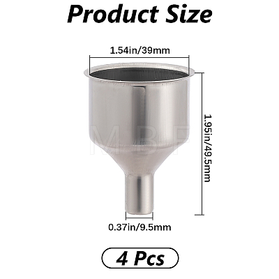 Non-Tarnish 304 Stainless Steel Funnel STAS-WH20007-04P-1
