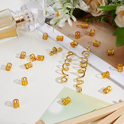 39Pcs Zinc Alloy Dreadlocks Beads FIND-PA0001-83-1