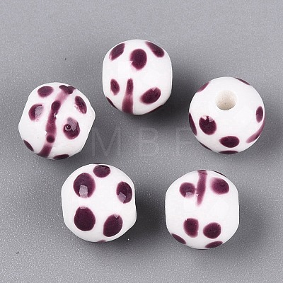 Handmade Porcelain Beads PORC-N012-12C-1