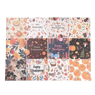 Thanksgiving Day Leaf Turkey Scrapbooking Paper Pads Set STIC-C010-35A-1