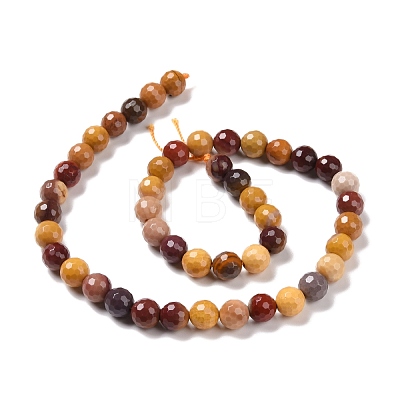 Natural Mookaite Beads Strands G-E571-18B-1