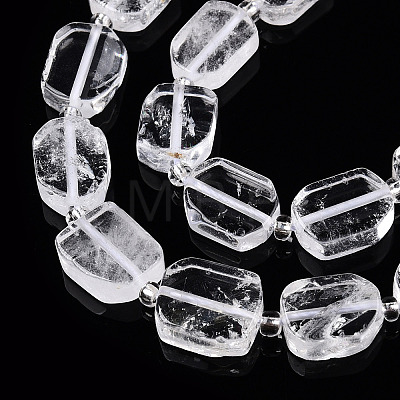 Natural Quartz Crystal Beads Strands G-C098-A20-01-1