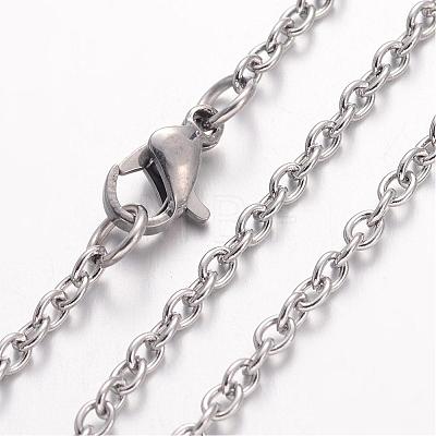 304 Stainless Steel Necklace MAK-K004-06P-1