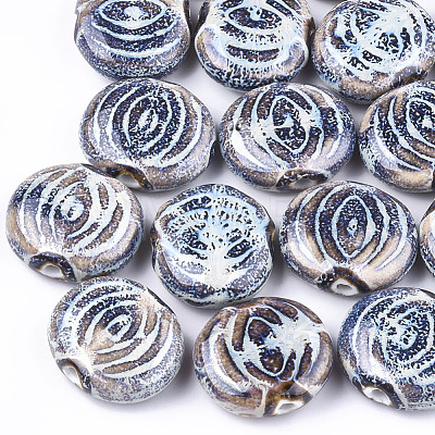 Handmade Porcelain Beads X-PORC-S498-45G-1