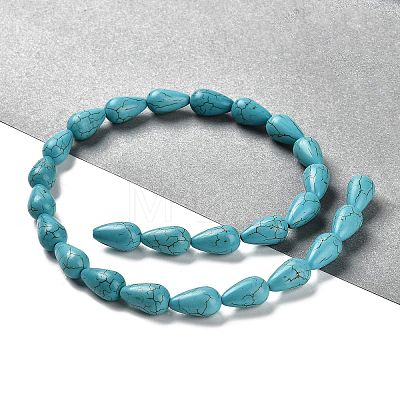 Synthetic Howlite Beads Strands TURQ-F018-05A-1