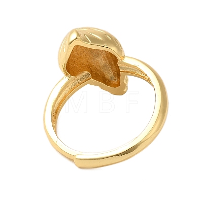 Brass Adjustable Rings for Women RJEW-A048-07G-1