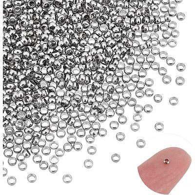 Unicraftale 800Pcs 304 Stainless Steel Spacer Beads STAS-UN0039-12-1