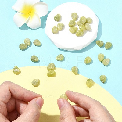 30Pcs Natural Chinese Jade Carved Beads G-CJ0001-85-1