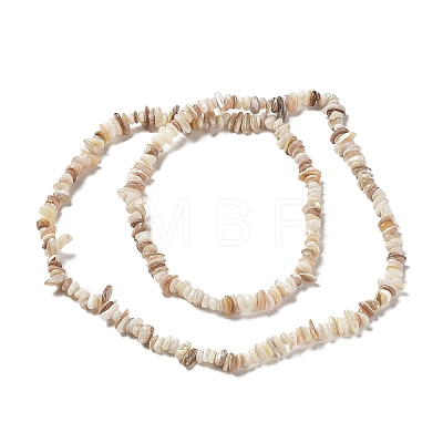 Natural Freshwater Shell Beads Strands G-M205-85B-1