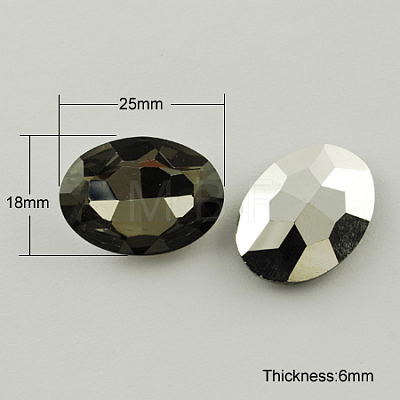 Glass Pointed Back Rhinestone RGLA-Q011-18x25mm-5-1