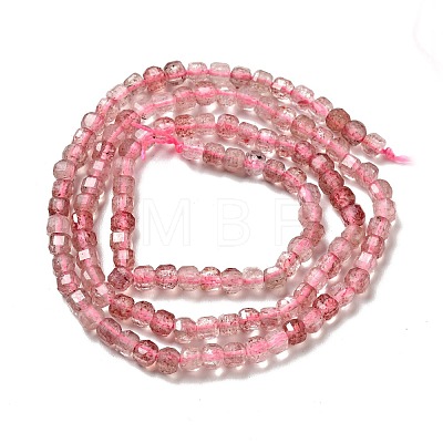 Natural Strawberry Quartz Beads Strands G-D470-08-1