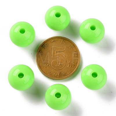 Opaque Acrylic Beads MACR-S370-C12mm-23-1