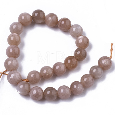 Natural Sunstone Beads Strands X-G-N327-01A-03-1