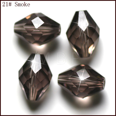 Imitation Austrian Crystal Beads SWAR-F054-11x8mm-21-1