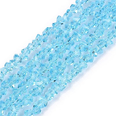 Transparent Glass Beads Strands GLAA-N018-3mm-16-1