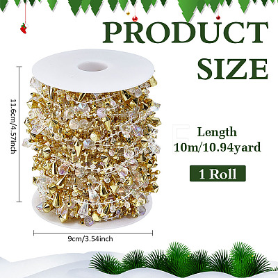 ABS Plastic Cord Beads FIND-WH0816-063A-1