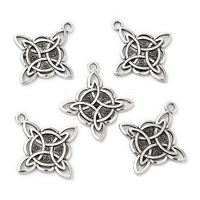 Tibetan Style Alloy Pendants PALLOY-I220-07AS-1