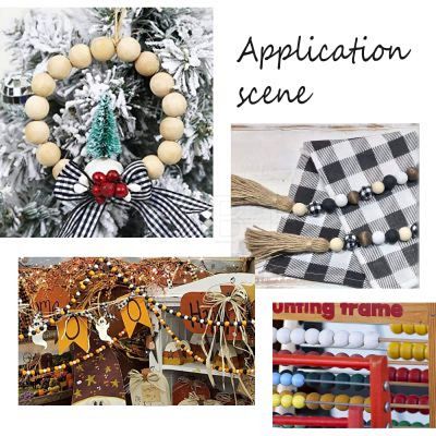 Natural Wood Beads WOOD-PH0001-29-1
