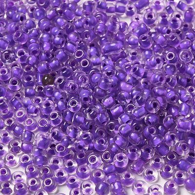 8/0 Transparent Glass Seed Beads SEED-F003-03B-09-1