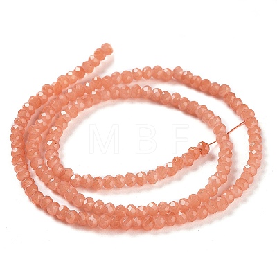 Baking Painted Imitation Jade Glass Bead Strands DGLA-A034-J4MM-A34-1