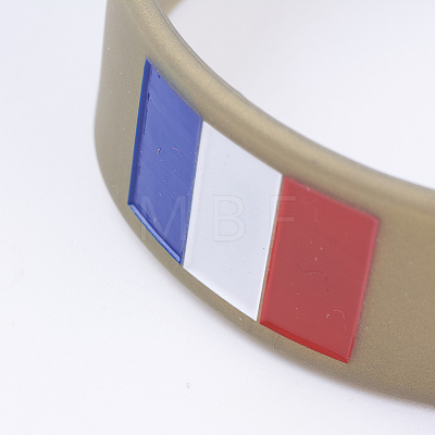 Silicone Wristbands Bracelets BJEW-K168-01A-1