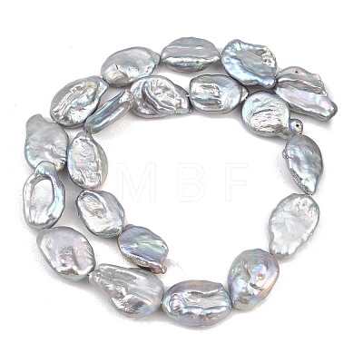 Dyed Natural Baroque Keshi Pearl Beads Strands PA-CBAFEE8-13-1